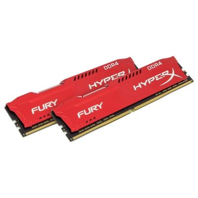 Лот: 14943097. Фото: 1. DDR4 Kingston Fury HyperX Red... Оперативная память
