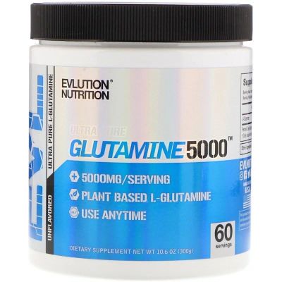 Лот: 11893499. Фото: 1. Glutamine 5000, 300гр EVLution... Спортивное питание, витамины