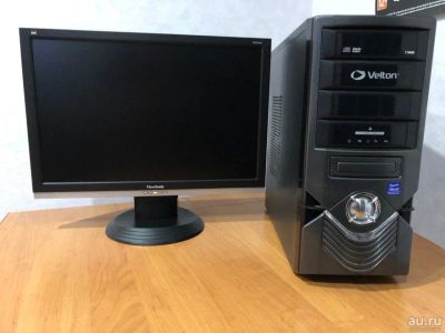 Лот: 13776760. Фото: 1. Игровой i3, 4 Gb, HD7700 на 1GB... Компьютеры в сборе