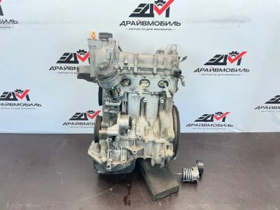 Лот: 25713878. Фото: 1. Двигатель Skoda Fabia 5J2. Двигатель и элементы двигателя
