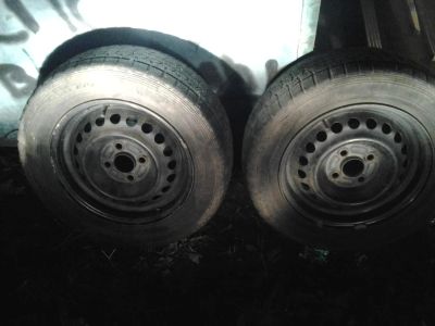 Лот: 4147263. Фото: 1. Штамповка r14 с тоеты карины 2шт. Диски