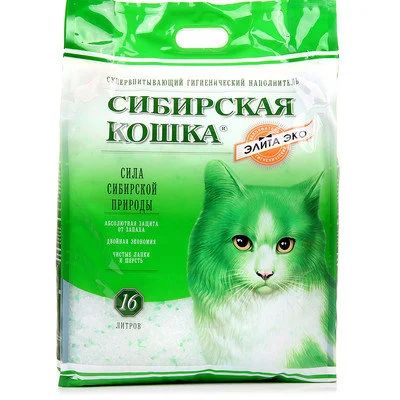 Лот: 16481486. Фото: 1. Сибирская кошка "Элитный" силикагель... Миски, лотки, наполнители