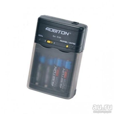 Лот: 14292109. Фото: 1. З/у Robiton Smart S100 (4*АА/ААА... Зарядные устройства, блоки питания для бытовой техники