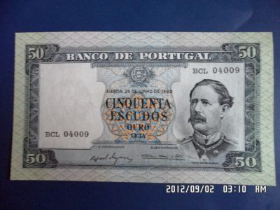 Лот: 12842093. Фото: 1. Португалия 50 эскудо 1960 года... Европа