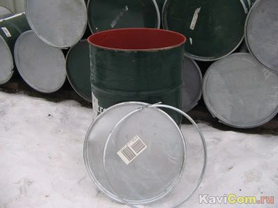 Лот: 8571958. Фото: 1. бочки 200л эмалированые с крышкой. Баки, ёмкости