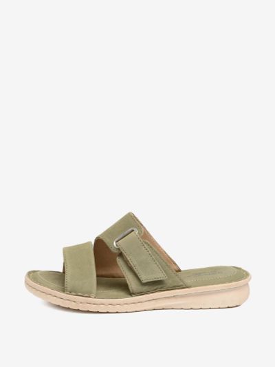 Лот: 25535568. Фото: 1. Шлепанцы женские RELAXSHOE, Зеленый. Сандалии