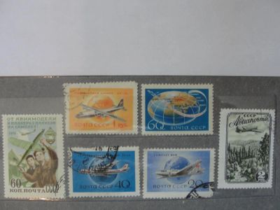 Лот: 4471483. Фото: 1. 6 марок. авиация. Марки