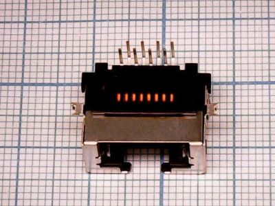 Лот: 12286777. Фото: 1. Разъём RJ-45 №13 female. Разъёмы
