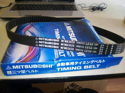 Лот: 9828534. Фото: 1. Ремень ГРМ mitsuboshi 109xy25... Двигатель и элементы двигателя