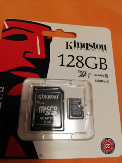 Лот: 17088935. Фото: 1. Карта памяти Kingston microSDXC... Карты памяти
