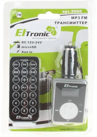 Лот: 8818772. Фото: 1. Новый! FM-модулятор Eltronic 9900... FM-модуляторы, трансмиттеры