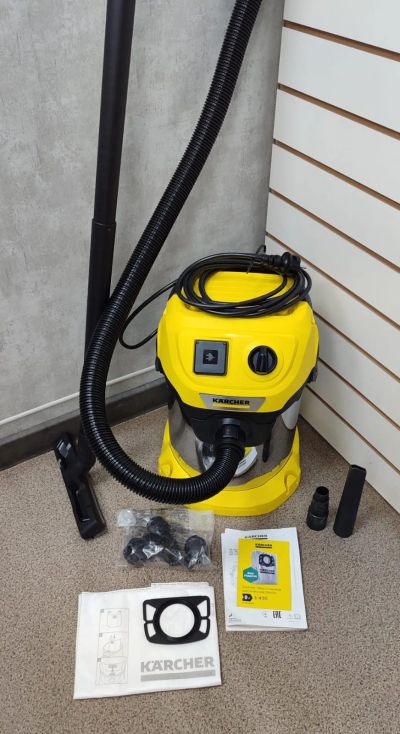 Лот: 25374689. Фото: 1. Строительный пылесос Karcher WD... Электроинструмент