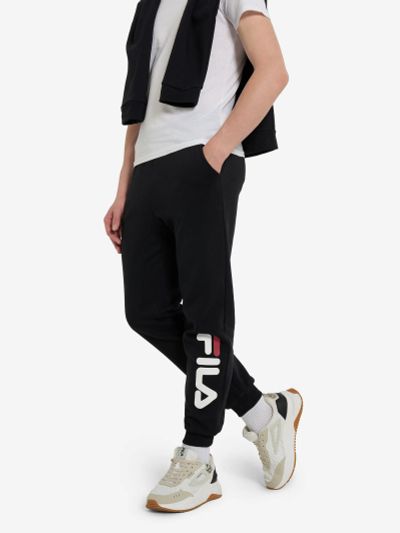 Лот: 25536685. Фото: 1. Брюки для мальчиков FILA, Черный. Спортивные брюки, штаны