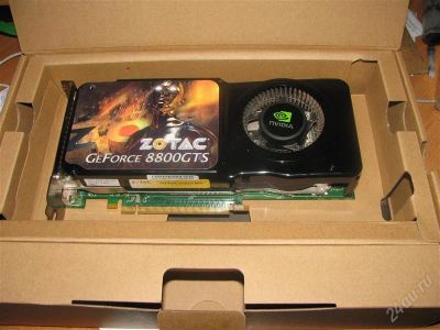 Лот: 1338811. Фото: 1. видеокарта NVIDIA GEFORCE 8800GTS... Видеокарты
