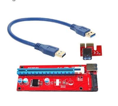 Лот: 11298243. Фото: 1. Райзер (Майнинг) PCIe pci-e PCI... Платы расширения, контроллеры, доп. порты