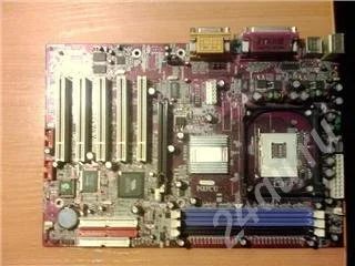 Лот: 581507. Фото: 1. Материнская плата P4XFCU. Материнские платы