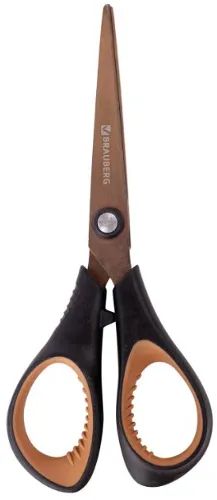 Лот: 24527498. Фото: 1. Ножницы Brauberg Heavy Duty, 165... Другое (канцелярские и офисные товары)