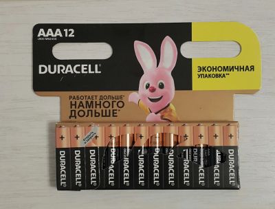 Лот: 20835077. Фото: 1. Батарейки Duracell мизинчиковые... Батарейки, аккумуляторы, элементы питания