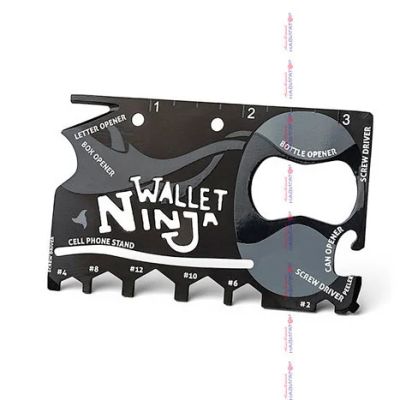 Лот: 15495139. Фото: 1. Мультитул Wallet Ninja 18пр. Фонарики