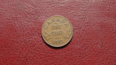 Лот: 11371087. Фото: 1. Канада 1 цент 1935г. Америка