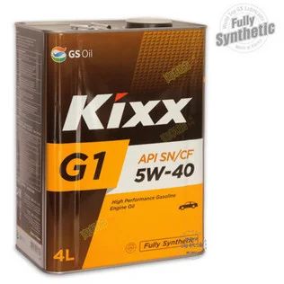 Лот: 6848345. Фото: 1. Масло моторное Kixx G1 SN/CF 5W-40... Масла, жидкости