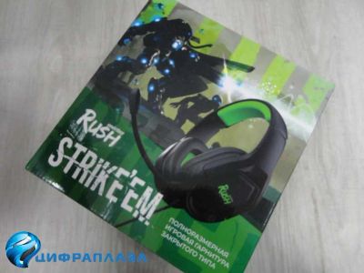 Лот: 15646551. Фото: 1. Игровая гарнитура RUSH STRIKE... Наушники, гарнитуры