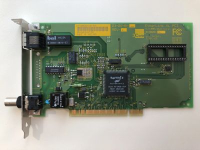Лот: 23059556. Фото: 1. PCI 3COM EtherLink XL 3C900B-TPC... Сетевые карты