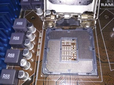 Лот: 10890601. Фото: 1. С рубля! Asus P8Z77-V LE / неисправно. Материнские платы