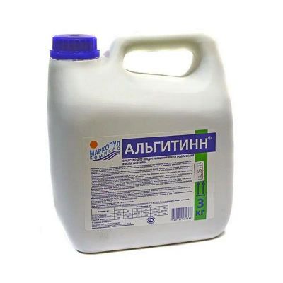 Лот: 22368746. Фото: 1. Альгинин, 3 л канистра, жидкость... Бассейны, аксессуары и комплектующие