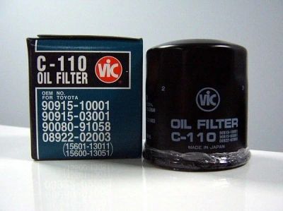 Лот: 9423695. Фото: 1. Масляный фильтр VIC C-110 (Toyota... Двигатель и элементы двигателя