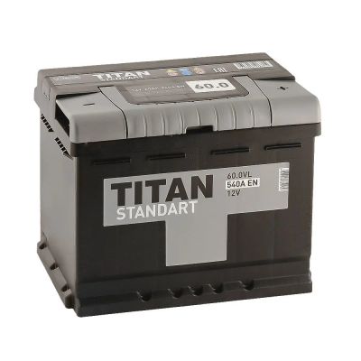 Лот: 15935817. Фото: 1. аккумулятор TITAN Standart 60... Аккумуляторы