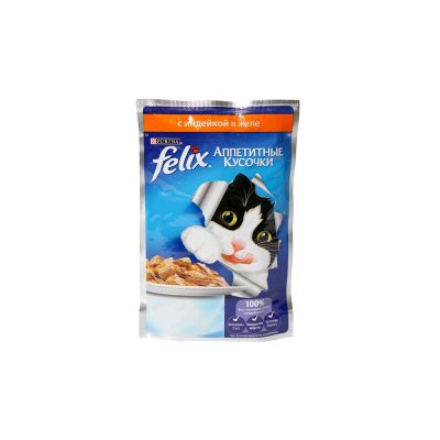 Лот: 10398995. Фото: 1. Корм Felix Аппетитные Кусочки... Корма