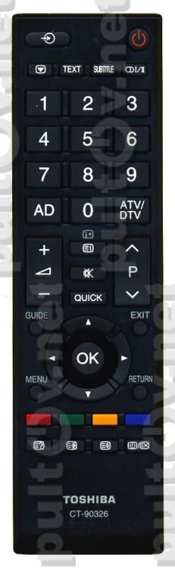 Лот: 5105020. Фото: 1. Toshiba CT-90326 оригинальный... Пульты ДУ