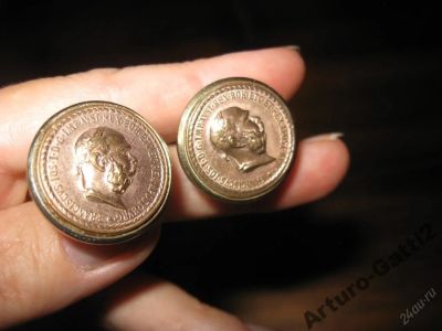 Лот: 5949026. Фото: 1. Антикварные запонки 1950-е гг... Другое (антиквариат)