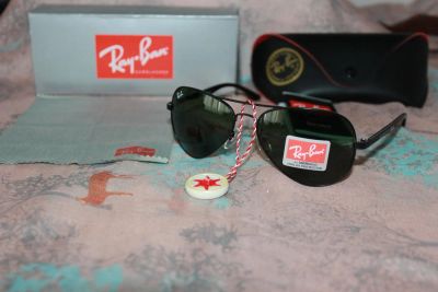 Лот: 4045165. Фото: 1. Очки Ray Ban Стекло с поляризацией... Очки солнцезащитные