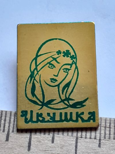 Лот: 19084292. Фото: 1. ( №13733) значки ,Ивушка,фон жёлтый. Сувенирные