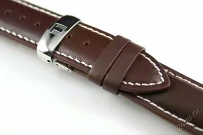 Лот: 7406490. Фото: 1. Кожанный ремешок для часов Tissot... Ремешки, браслеты