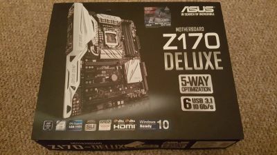 Лот: 11959708. Фото: 1. Asus Z170 Deluxe. Материнские платы