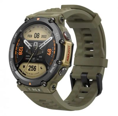 Лот: 21086557. Фото: 1. Смарт часы Amazfit T-Rex 2 | Цвет... Смарт-часы, фитнес-браслеты, аксессуары