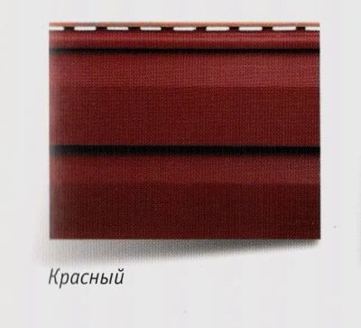Лот: 9897759. Фото: 1. Панель виниловая (Цвет: Красный... Фасадные материалы, сайдинг