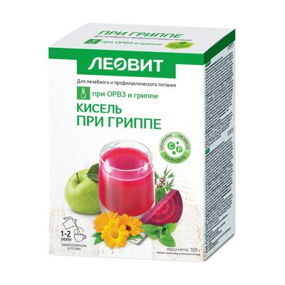 Лот: 23986595. Фото: 1. Леовит кисель При гриппе №5. Медицинские товары