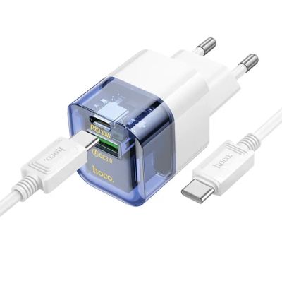 Лот: 21440884. Фото: 1. Зарядное сетевое (USB-A + USB-C... Зарядные устройства, блоки питания, адаптеры сетевые для смартфонов