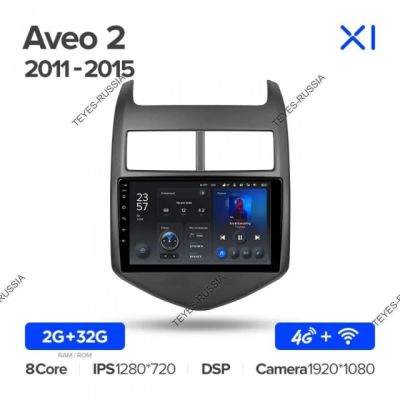Лот: 20757885. Фото: 1. Магнитола Teyes X1 Chevrolet Aveo... Автомагнитолы