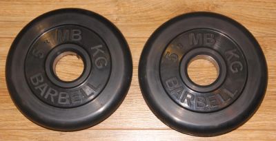 Лот: 7192647. Фото: 1. Диск обрезиненный (MB Barbell... Штанги, блины