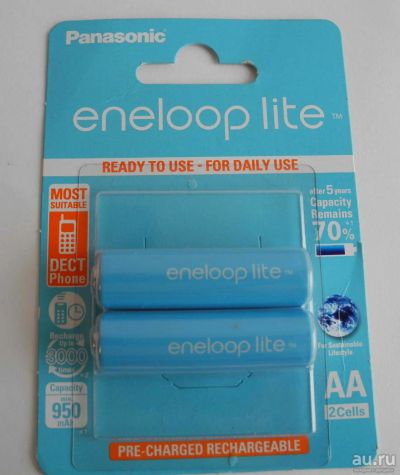 Лот: 9180901. Фото: 1. Аккумулятор Panasonic Eneloop... Батарейки, аккумуляторы, элементы питания