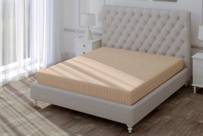 Лот: 24378917. Фото: 1. Простыня на резинке Verossa Stripe... Одеяла, подушки