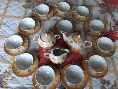 Лот: 13524470. Фото: 1. Чайный сервиз 12 персон (Дулево... Сервизы, наборы посуды