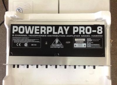 Лот: 8208395. Фото: 1. Behringer Powerplay Pro-8 HA8000... Микшеры, предусилители, микрофонные эффекты