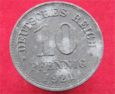 Лот: 10921458. Фото: 1. Монета №18784 Германия, 1921год. Остальные страны