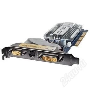 Лот: 2584801. Фото: 1. ZOTAC GeForce 6200 AGP 256Mb DVI... Видеокарты